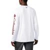 imageColumbia Mens PFG Terminal Tackle Long Sleeve ShirtWhiteRed Jasper Logo
