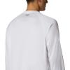 imageColumbia Mens PFG Terminal Tackle Long Sleeve ShirtWhiteRed Spark Logo