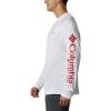 imageColumbia Mens PFG Terminal Tackle Long Sleeve ShirtWhiteRed Spark Logo