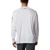 imageColumbia Mens PFG Terminal Tackle Long Sleeve ShirtWhiteRed Spark Logo