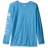 imageColumbia Mens PFG Terminal Tackle Long Sleeve ShirtYachtWhite Logo