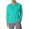 Electric Turquoise/Cool Grey Logo