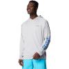imageColumbia Mens Terminal Tackle HoodieCool GreyVivid Blue Logo