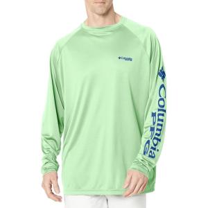 imageColumbia Mens PFG Terminal Tackle Long Sleeve ShirtKey WestVivid Blue Logo