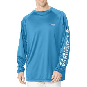 imageColumbia Mens PFG Terminal Tackle Long Sleeve ShirtYachtWhite Logo