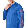 imageColumbia Mens PFG Terminal Tackle Long Sleeve ShirtVivid BlueJupiter Logo