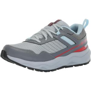 imageColumbia Womens Plateau Waterproof Hiking ShoeCirrus GreyRed Hibiscus