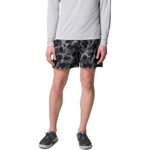 imageColumbia Mens PFG Rambler Printed Water ShortBlack Deltahunter Camo