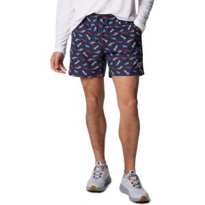 imageColumbia Mens PFG Rambler Printed Water ShortNocturnal Fly Pride