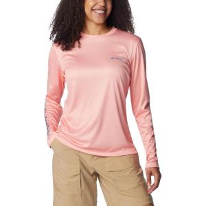 imageColumbia Womens Standard Tidal Tee PFG Sun UpTiki PinkQuit Wishin