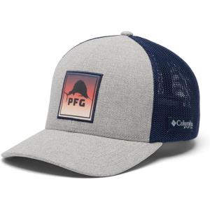 imageColumbia PFG Patch Mesh Ball CapCool Grey HeatherColl NavySailfish