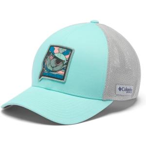 imageColumbia PFG Patch Mesh Ball CapGulf StreamCool GreySunset Fish