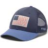 imageColumbia Womens PFG Fish Flag Snap BackNocturnalBluebellFish  Friends Flag