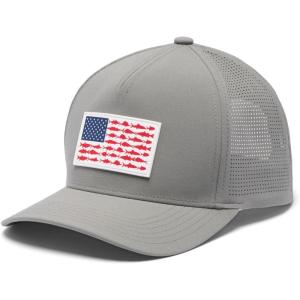 imageColumbia PFG Elite 3D Stretch Snap BackTitaniumFish Flag