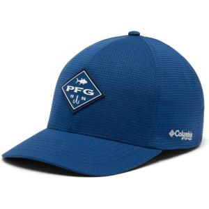 imageColumbia PFG Island Angler Stretch Fit Ball CapCarbonPfg Diamond Bit Tuna