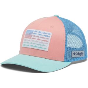 imageColumbia Womens PFG Fish Flag Snap BackSorbetWhite CapGulf StreamFish Flag
