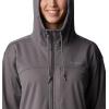 imageColumbia Womens Plus Size Flora Park Softshell JacketCity Grey