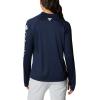 imageColumbia Womens Tidal Tee 14 ZipCollegiate NavyWhite Logo