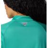 imageColumbia Womens Tidal Tee 14 ZipGlaze GreenWhite Logo