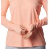 imageColumbia Womens Tidal Tee 14 ZipTiki PinkWhite Logo