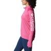 imageColumbia Womens Tidal Tee 14 ZipUltra PinkWhite Logo