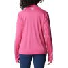 imageColumbia Womens Tidal Tee 14 ZipUltra PinkWhite Logo