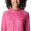 imageColumbia Womens Tidal Tee 14 ZipUltra PinkWhite Logo