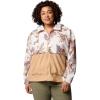 imageColumbia Womens Spire Valley Printed WindbreakerSea Salt OutbackedCanoe