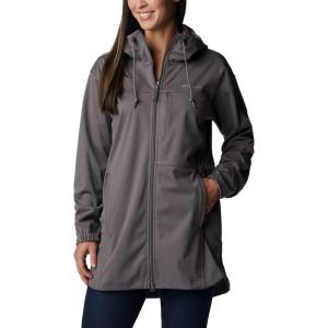 imageColumbia Womens Plus Size Flora Park Softshell JacketCity Grey