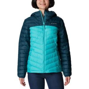 imageColumbia Womens Westridge Hooded Down JacketNight WaveBright Aqua