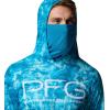 imageColumbia Mens Super Terminal Tackle Vent HoodieBlue Echo Seamoss