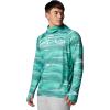 imageColumbia Mens Super Terminal Tackle Vent HoodieGlaze Green Obsidian