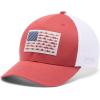 imageColumbia Unisex Adult PFG Fish Flag Mesh Ball CapDusty CrimsonWhiteNocturnal