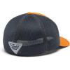 imageColumbia Unisex Adult PFG Fish Flag Mesh Ball CapOrange BlastCity GreyTrout Flag