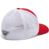 imageColumbia Unisex Adult PFG Fish Flag Mesh Ball CapRed SparkWhiteUS Fish