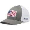 imageColumbia Unisex Adult PFG Fish Flag Mesh Ball CapTitaniumWhite