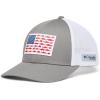 imageColumbia Unisex Adult PFG Fish Flag Mesh Ball CapTitaniumWhite