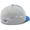 imageColumbia Unisex Adult PFG Fish Flag Mesh Ball CapVivid BlueCool GreyUs Fish Flag