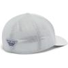 imageColumbia Unisex Adult PFG Fish Flag Mesh Ball CapWhiteCool GreyBass Flag