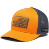 imageColumbia Unisex Adult PFG Fish Flag Mesh Ball CapOrange BlastCity GreyTrout Flag