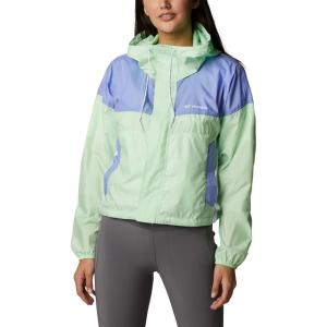 imageColumbia Womens Flash Challenger Cropped WindbreakerKey WestSerenityWhite