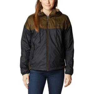 imageColumbia Womens Flash Challenger Lined WindbreakerBlackOlive Green