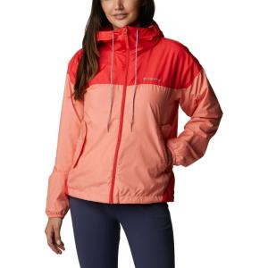 imageColumbia Womens Flash Challenger Lined WindbreakerCoral ReefHibiscus