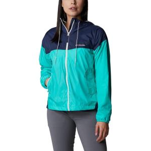 imageColumbia Womens Flash Challenger Lined WindbreakerElectric TurquoiseNocturnal