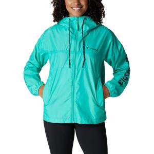 imageColumbia Womens Flash Challenger Novelty WindbreakerElectric Turquoise