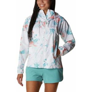 imageColumbia Womens Flash Challenger Novelty WindbreakerWhite Daisy Party Print