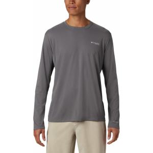 imageColumbia mens Pfg Zero Rules Long Sleeve ShirtCity Grey