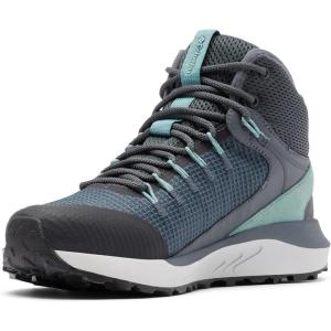 imageColumbia Womens Trailstorm Mid Waterproof Hiking ShoeGraphiteDusty Green