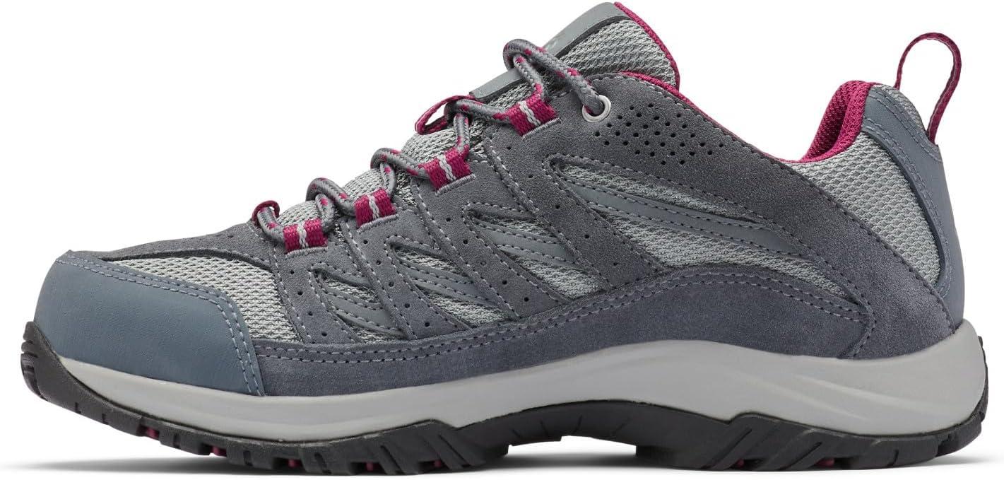 imageColumbia Womens Crestwood Waterproof Hiking ShoeZincDark Fuchsia