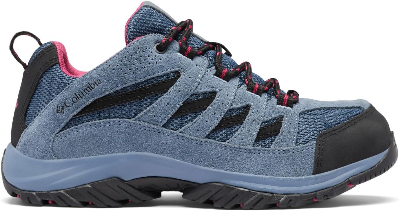 imageColumbia Womens Crestwood Waterproof Hiking ShoeZincDark Fuchsia